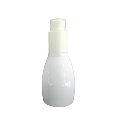 Classic 120ml White Emulsion Lotion Pump Bottle Beauty Packaging Body Cream Lotion Bottle