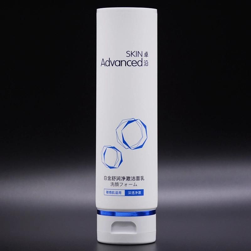 Customized Cosmetic Tube Facial Cleanser Varnish / Matt / Soft Touch Tube