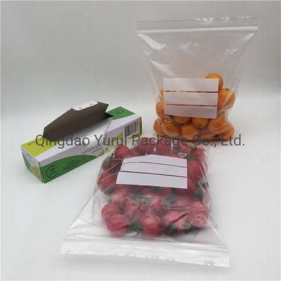 Transparent Plastaic Candy Zip Lock Dust-Proof Food Storage Bag Quart Size