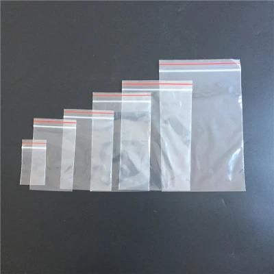 Eco-Friendly LDPE Plastic Ziplock Customized Clear Packaging Bag for Garments, Sachet Plastique Zip