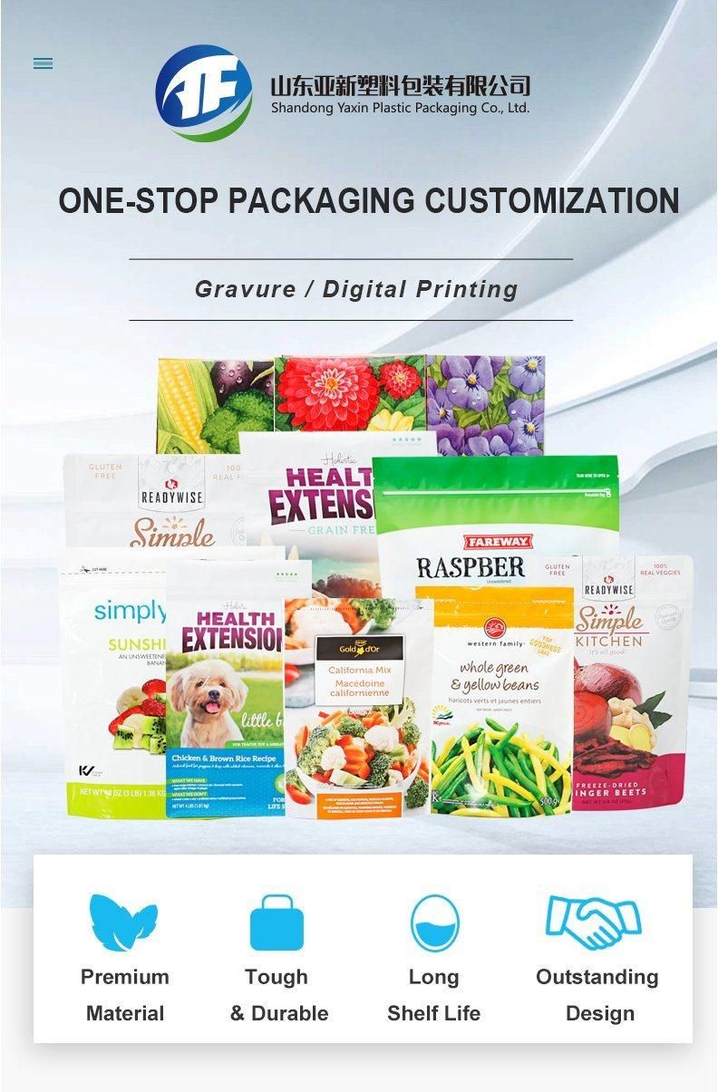 Walgreens and Cvs Approved Gmi Certified Supplier 500PCS MOQ No Cylinder Fee Custom Digital Printing Flexible Packaging Plastic Poly Recyclable Packaging Pouch