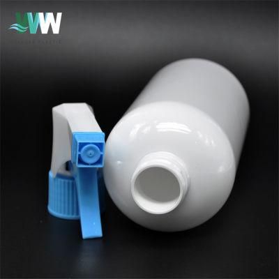 500ml Plastic Pet White Round Bottle with Lotion Pump