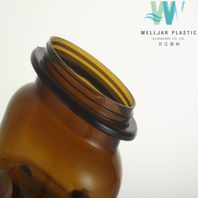 Cosmetic Bottle 60g Pet Plastic Jar with Cap