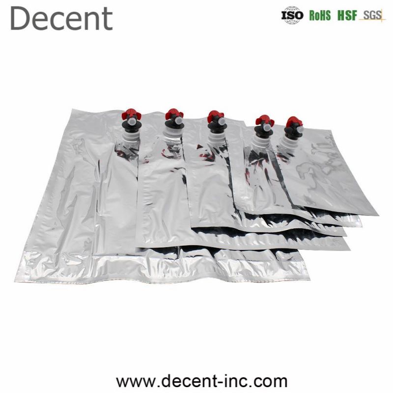 New Products 2L 3L 5L 10L Plastic Valve Wine Bag in Box Water Dispenser Laminated Aluminum