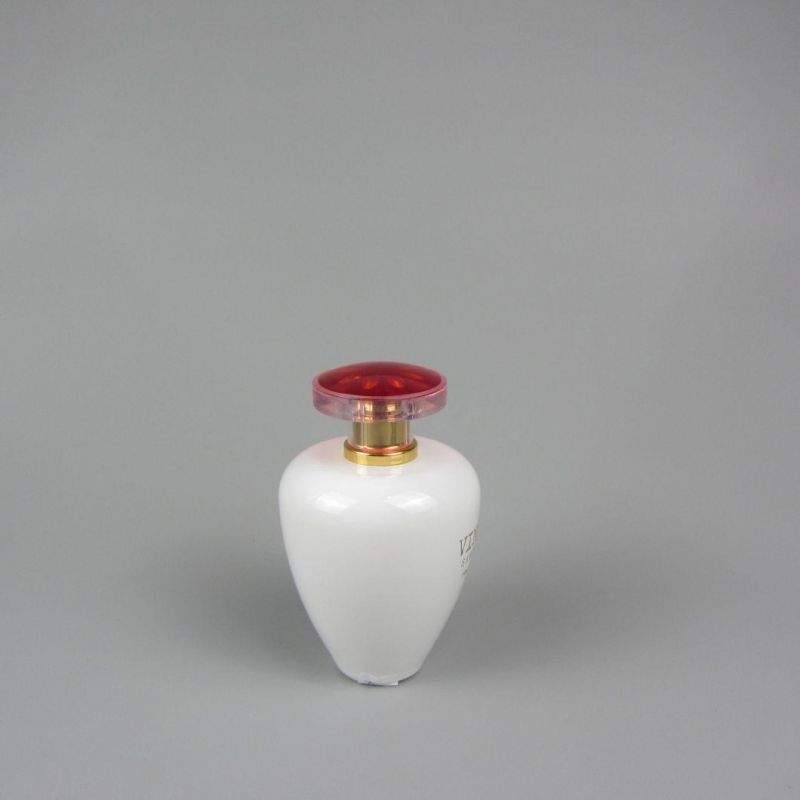 Wholesale 100ml Fancy Round Cylinder Luxury Empty Glass Perfume Bottle