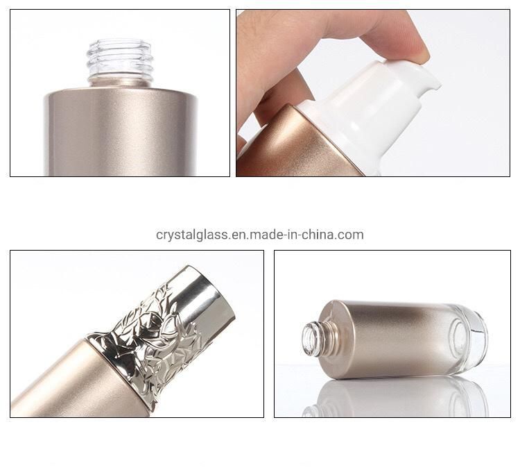 China Wholesale Luxury Glass Cosmetic Jars with Lid