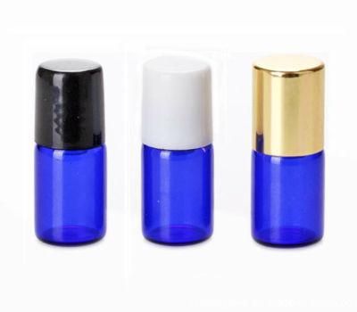 Mock up Glass Roll- on Bottles Wholesale Free Gifts Sample Glass Cosmetic Bottle Ball and Cap 1/2/3/5ml