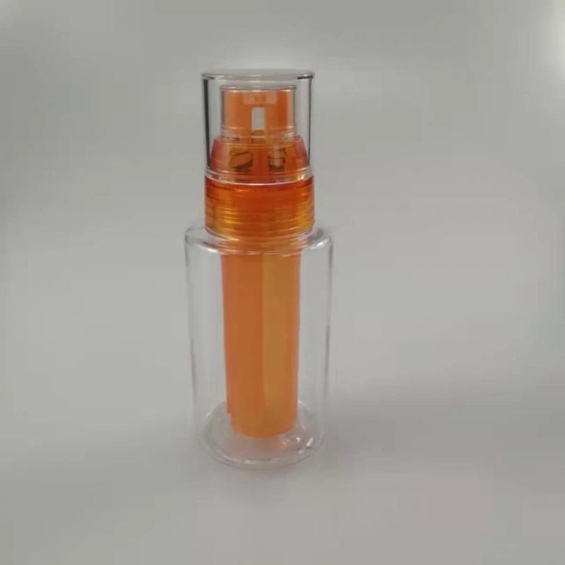 Double Tube Pet Bottle Press Lotion Bottle Creative Packaging Material