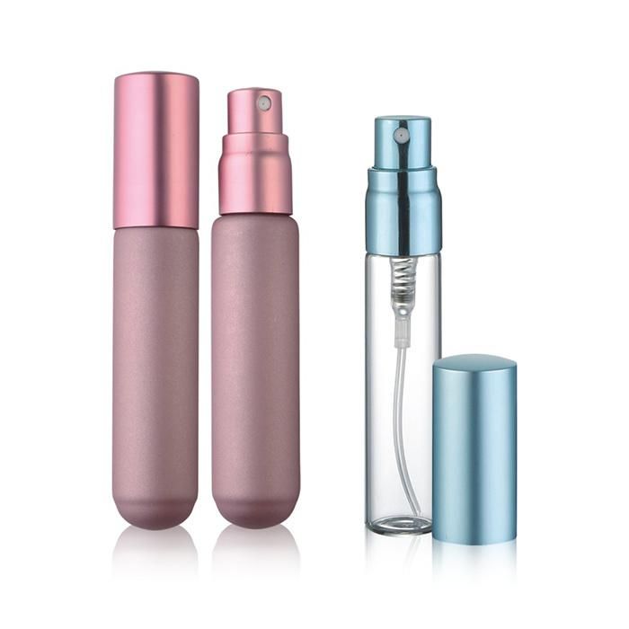 5ml 8ml 10ml 12mll Perfume Packaging Wholesale Clear Essential Oil Sprayer Glass Bottle with Round Bottom