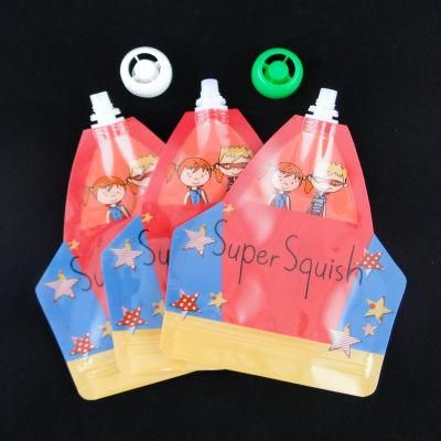 Custom Shape Spout Bag Liquid for Water Juice Oil Beverage