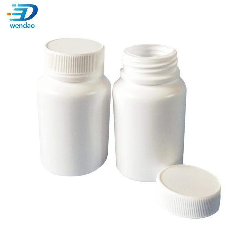 Hot Sale Medical Packaging Plastic Bottles HDPE 60ml Medicine Black Pill Bottle for Capsule Vitamin