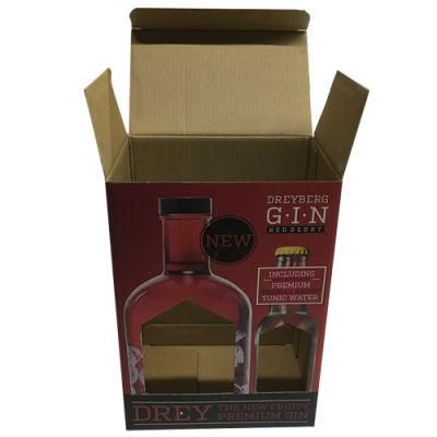 Colorful Printing Paper Wine Bottle Box