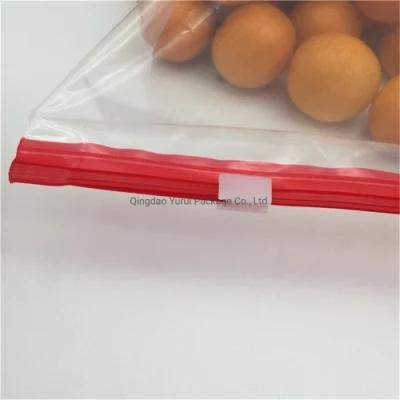 BPA Free Sandwich Size Poly Freezer Slider Tracking PE Food Frozen Storage Plastic Sandwich Size Slider Bag