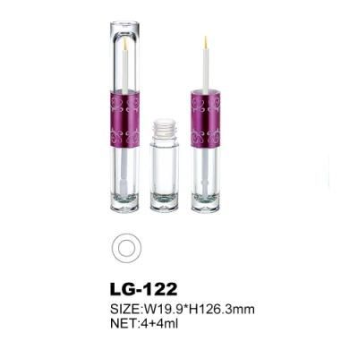Double Ended Gradient Lip Gloss Tube Dual Round Container Tube