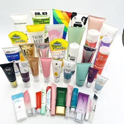 Outdoor Cosmetics Packaging Containers Flip Over Hand Stand Shampoo Tube