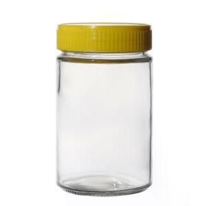 Hot Sale Kitchenware Flint High Quality Plastic Lids Storage Food Glass Jar Manufacturers