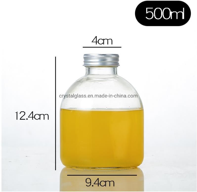 300ml 500ml Roumd Lovely Beverage Bottle Packing