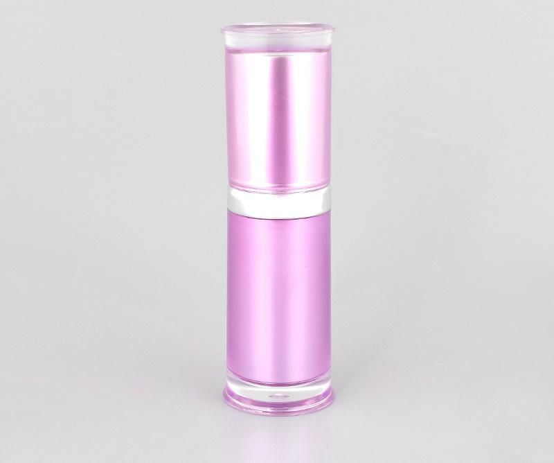 Popular Unique 20ml Plastic Acrylic Lotion Bottles Pump Face Cream Bottle for Cosmetic Packaging