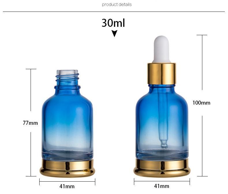 30ml Essential Oil Dropper Bottle with Bottle Bottom Perfume Cosmetic Glass Bottle Packing