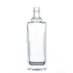 Customize High Quality Wholesale Clear Empty Glass 530ml Crystal Liquor Bottle