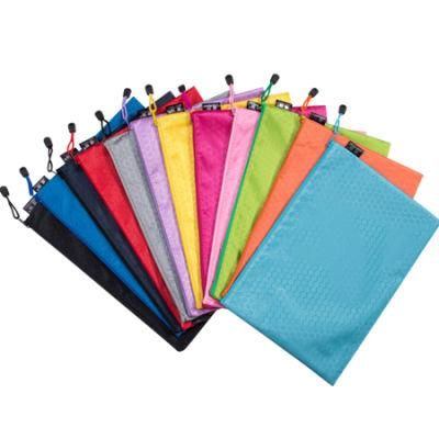 Nylon Zippered Bag for Documents and Stationery