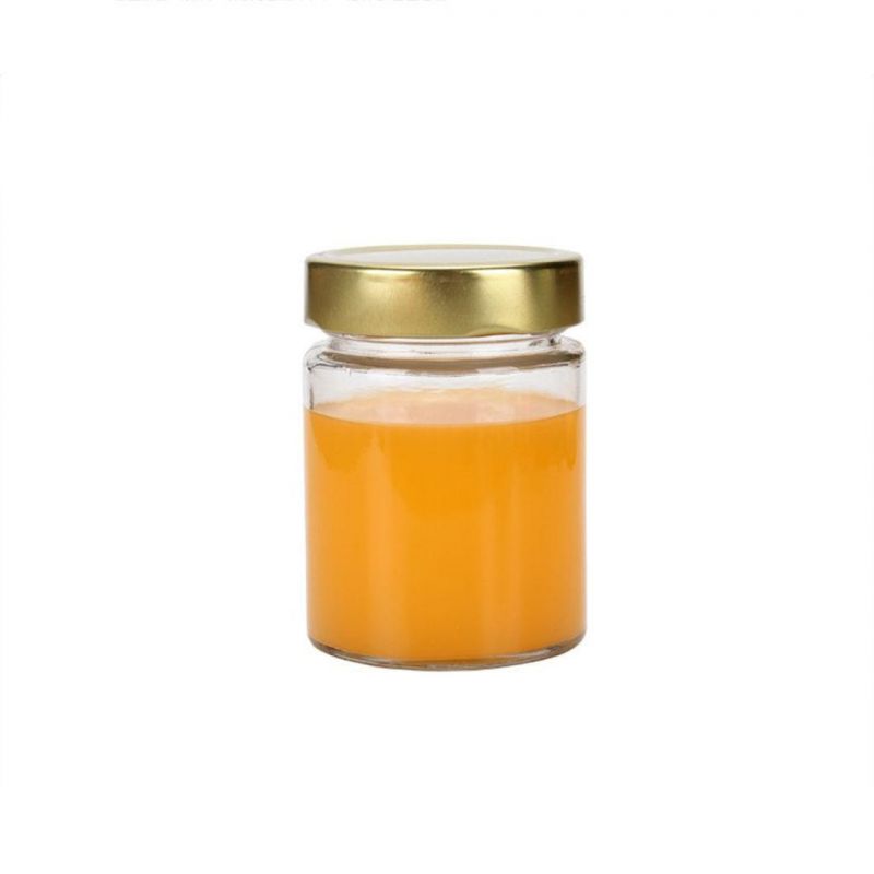 Large 730ml Deep Lid Round Honey Glass Jam Honey Containers