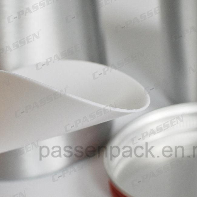 Round Aluminum Tin Canister with Cap for Food Packaging