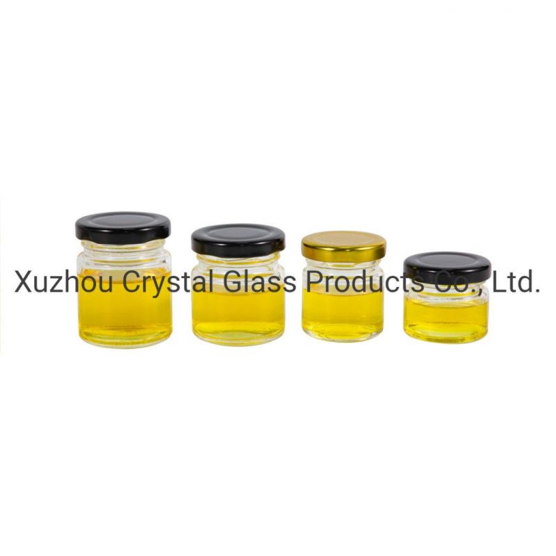 High Quality 2oz 4oz 5oz 6oz 10oz 12oz High Hexagon Empty Food Grade Jam Honey Glass Jar with Lid