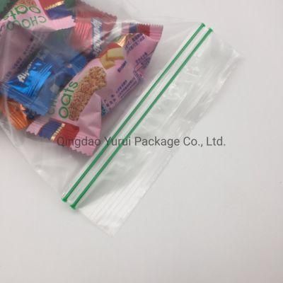 PE Transparent Resealable Double Track 1 Gallon Ziplock Bag