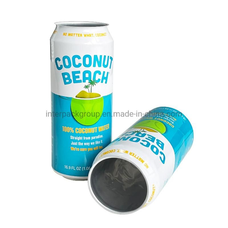 Wholesale Empty 500ml Aluminum Cans Beverage Cans with Soda Can Cover