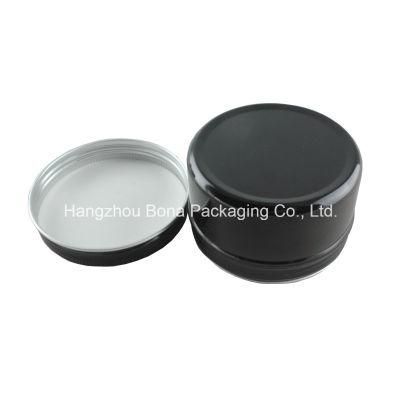 80g Black Aluminum Jar for Storage