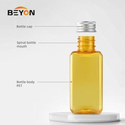 4oz Square Plastic Bottle/Spray Bottle 120ml (ZY01-C008)