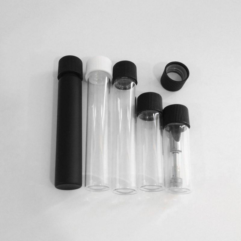 Glass Tubes with Child Resistant Lid Can Be Customized