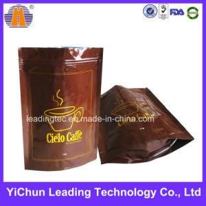 Plastic Stand up Heat Sealed Zipper Zip Lock Coffee Bag