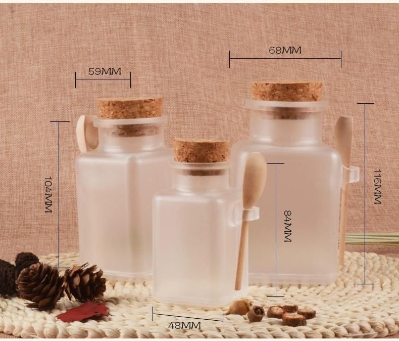 Cosmetic Packaging Container Rubber Stopper ABS Square Bottle