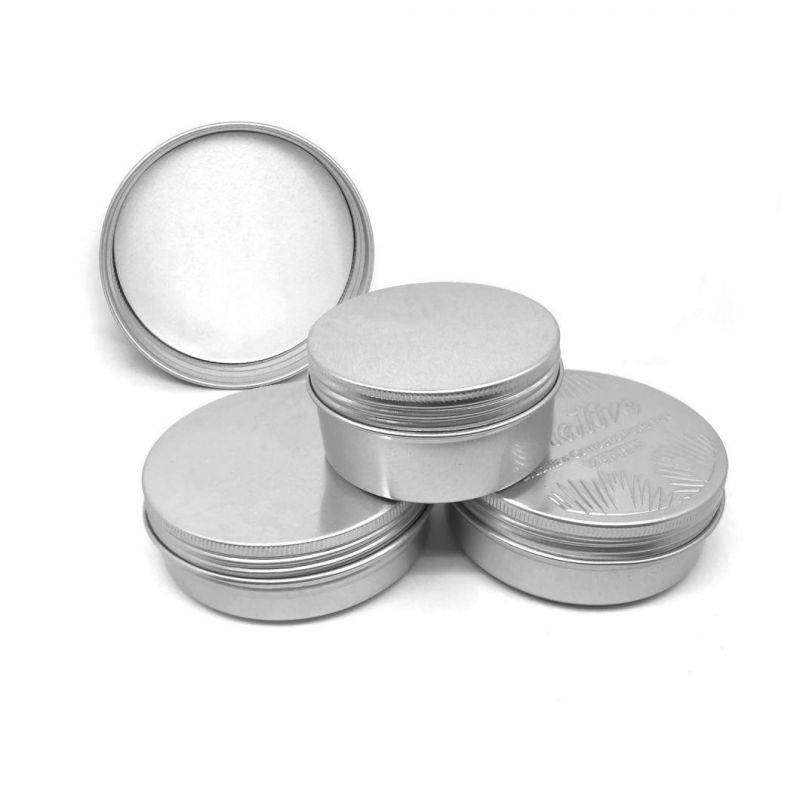 18 20 24 28mm Silver Aluminum Screw Cap for Plastic Bottles