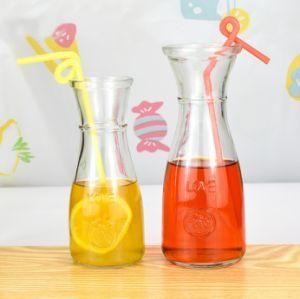 Factory Price Wide Mouth Bottle Wine Glass Bottle Water Glass Bottle with Lids