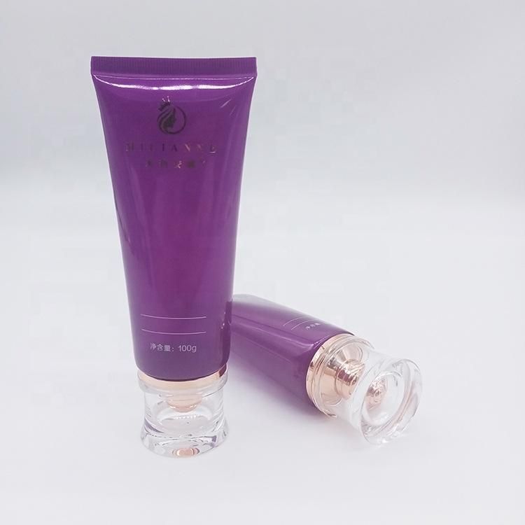 Empty Plastic Frost Sample Cosmetic Soft Tube with Screw Cover