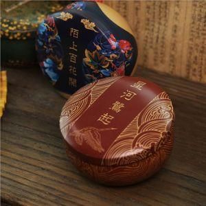 Red Drum Type Jewelry Home Storage Items Tinplate Box