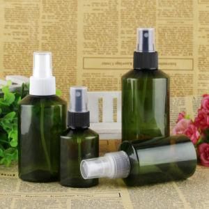 50ml Recyclable Cosmetic Round Shaped Fine Mist Spray Plastic Pet Bottle Manufacturers (PB12)