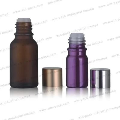 5ml 10ml 30ml 100ml Custom Design Empty Essential Oil Glass Bottle with Gold or Silver Cap