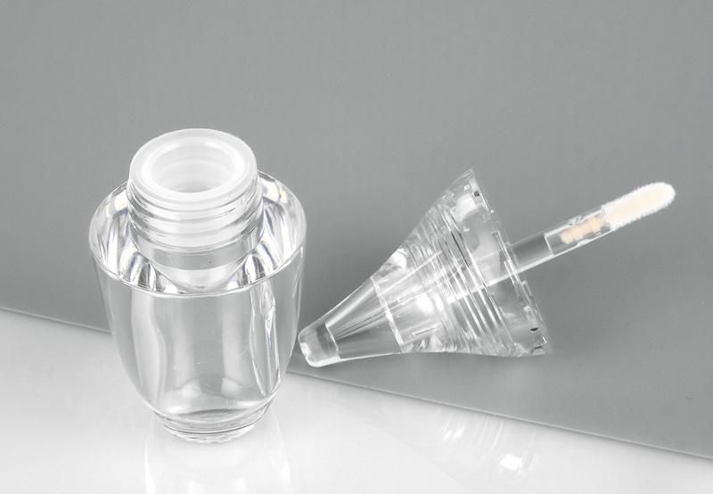 Manufacturer Makeup Container Wholesale Transparent Plastic Empty Round Lip Gloss Tube