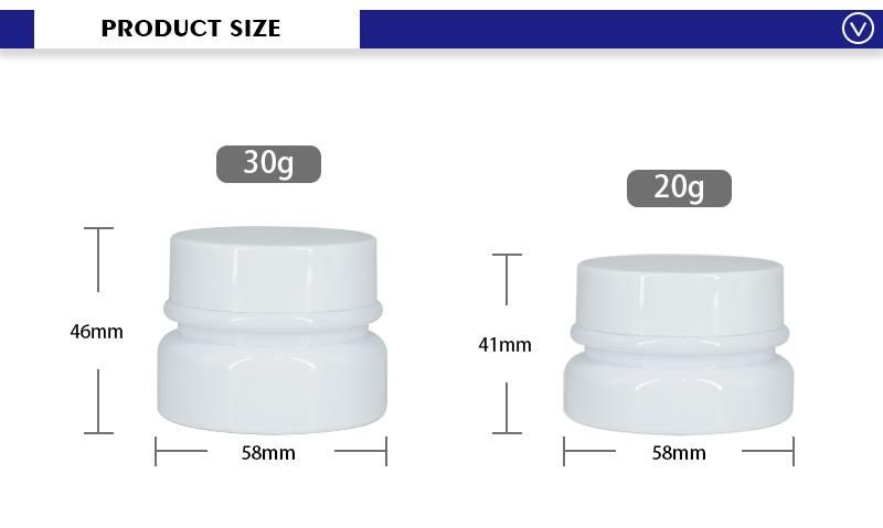 Cosmetics Packaging 20g 30g Face Cream Jars Luxury