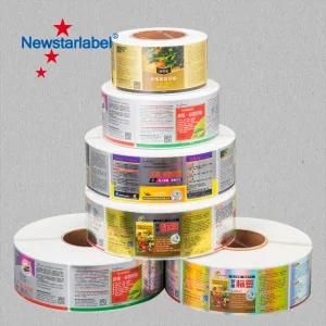 Hot Selling Waterproof Food Label Printing Self Adhesive Sticker