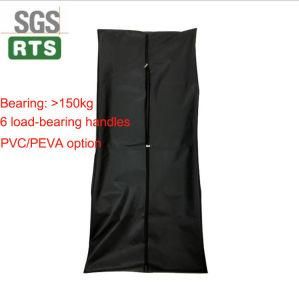 Eco Friendly PVC Funeral Disposable Black Waterproof Dead Body Bag Cadaver Bag