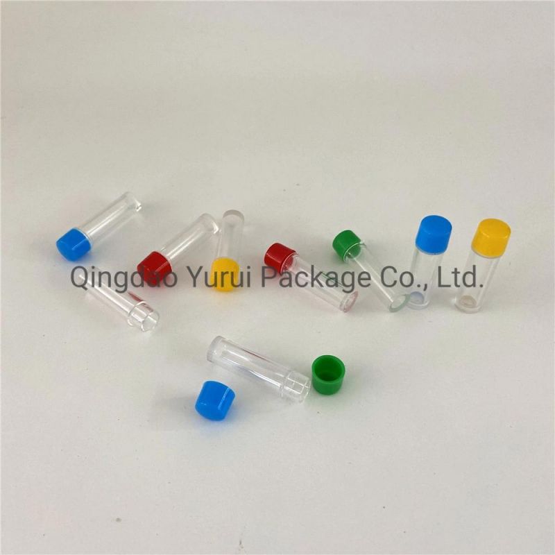 China Supply Pet Tiny Different Colorful Lid Plastic Bottle with Retail Box