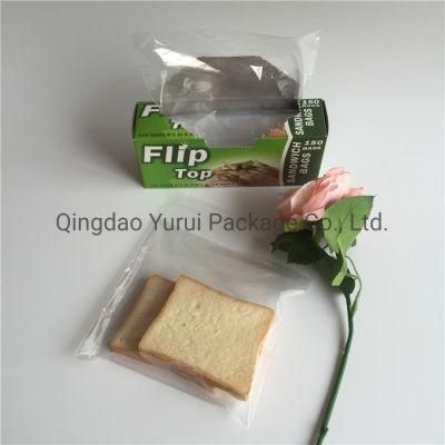 LDPE Flat Flip Top Sandwich Bag with Retail Box Packaging