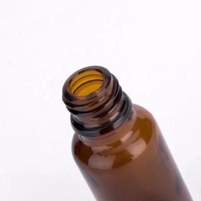 15ml 30ml 50ml Bamboo Amber Cosmetic Dropper Bottle