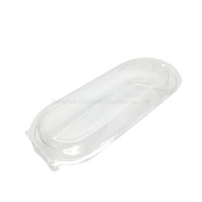 Custom Clear Cosmetic Plastic Clam Shell Box