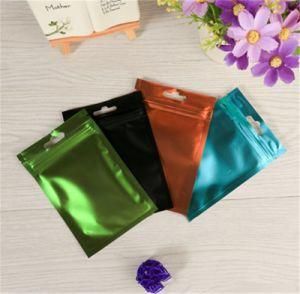 Resealable Custom Plastic Zip Bag Stand up Food Tea Transparent Zipper Aluminum Foil Bag